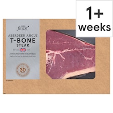 Tesco Finest Aberdeen Angus Thick Cut T-Bone Sharing Steak 30 Day Matured