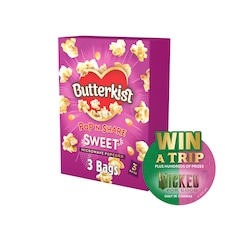 Butterkist Sweet Microwave Popcorn 3x60g