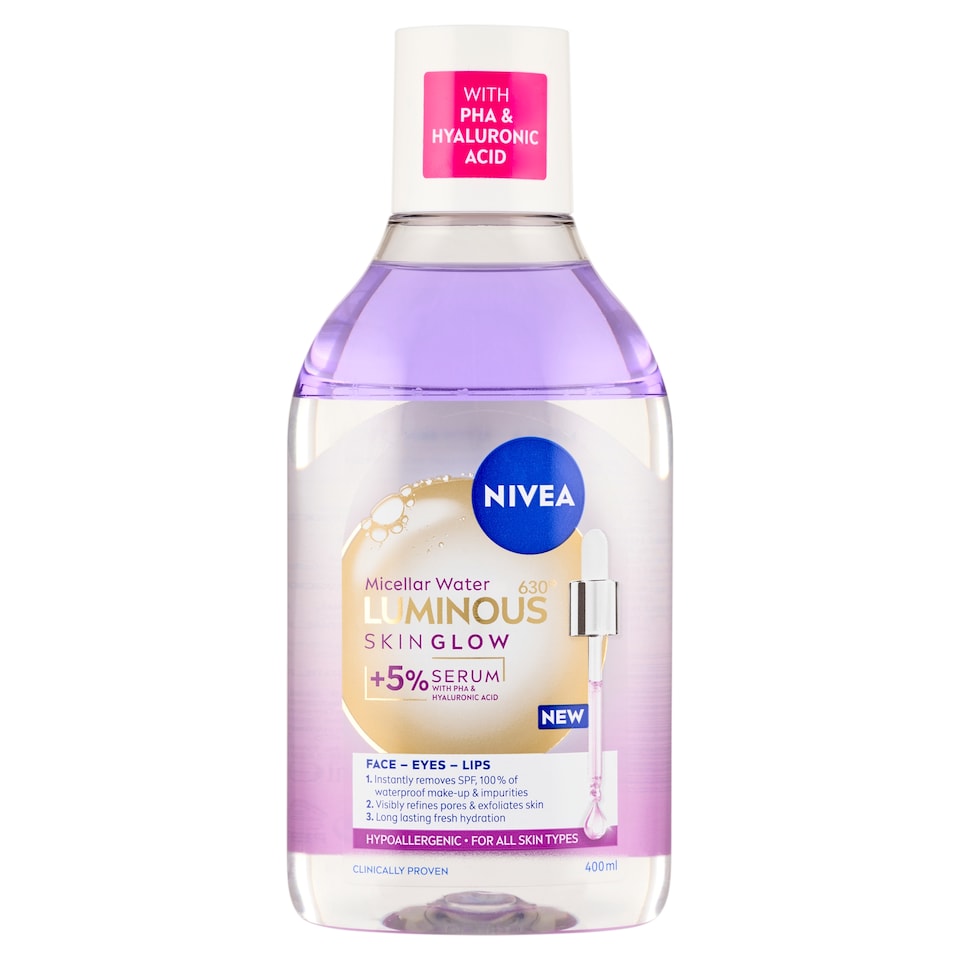 image 1 of NIVEA Luminous630 Skin Glow Micellar Water 400 ml