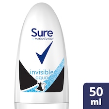 Sure Invisible Aqua Roll-On Antiperspirant Deodorant 50ml