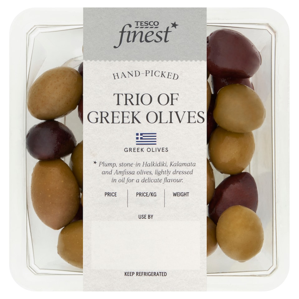 Tesco Finest Trio of Greek Olives 140G