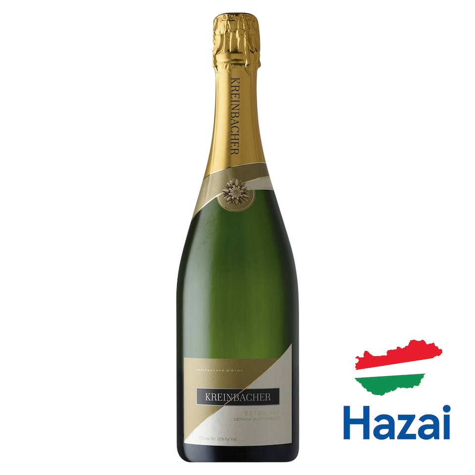 Kreinbacher Extra Dry száraz minőségi pezsgő 12% 0,75 l
