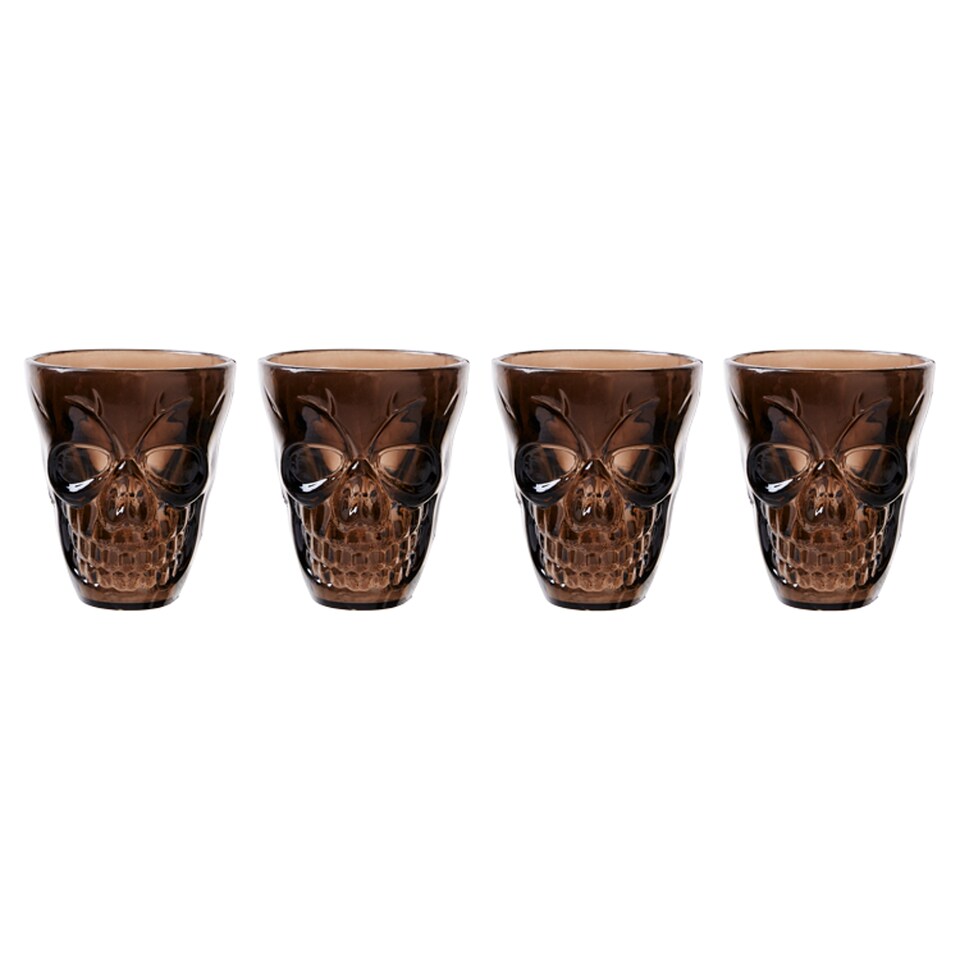 Tesco Black Shot Glasses 4 Pack