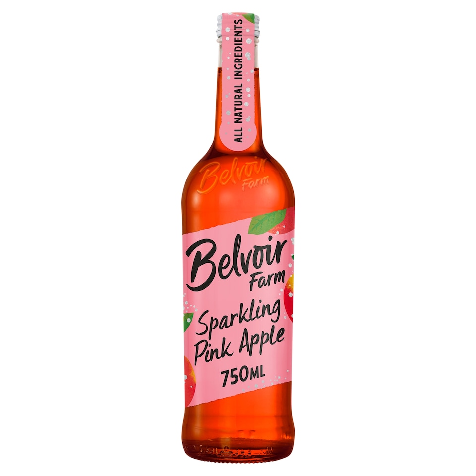 image 1 of Belvoir Pink Lady Sparkling Apple Juice 750Ml