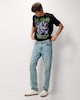 image 3 of Def Leppard Pure Cotton Printed T-Shirt in Black