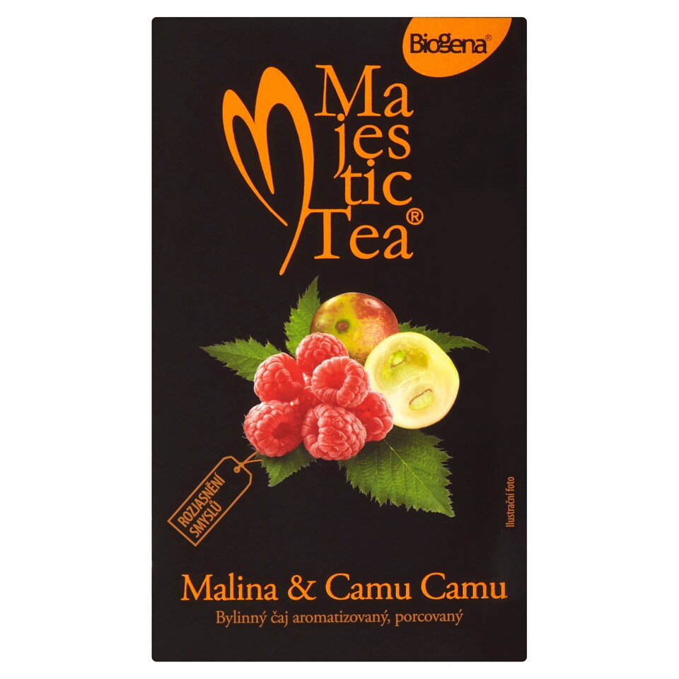 image 1 of Biogena Majestic Raspberry & Camu Camu Herbal Tea Flavoured, Portioned 20 x 2.5 g