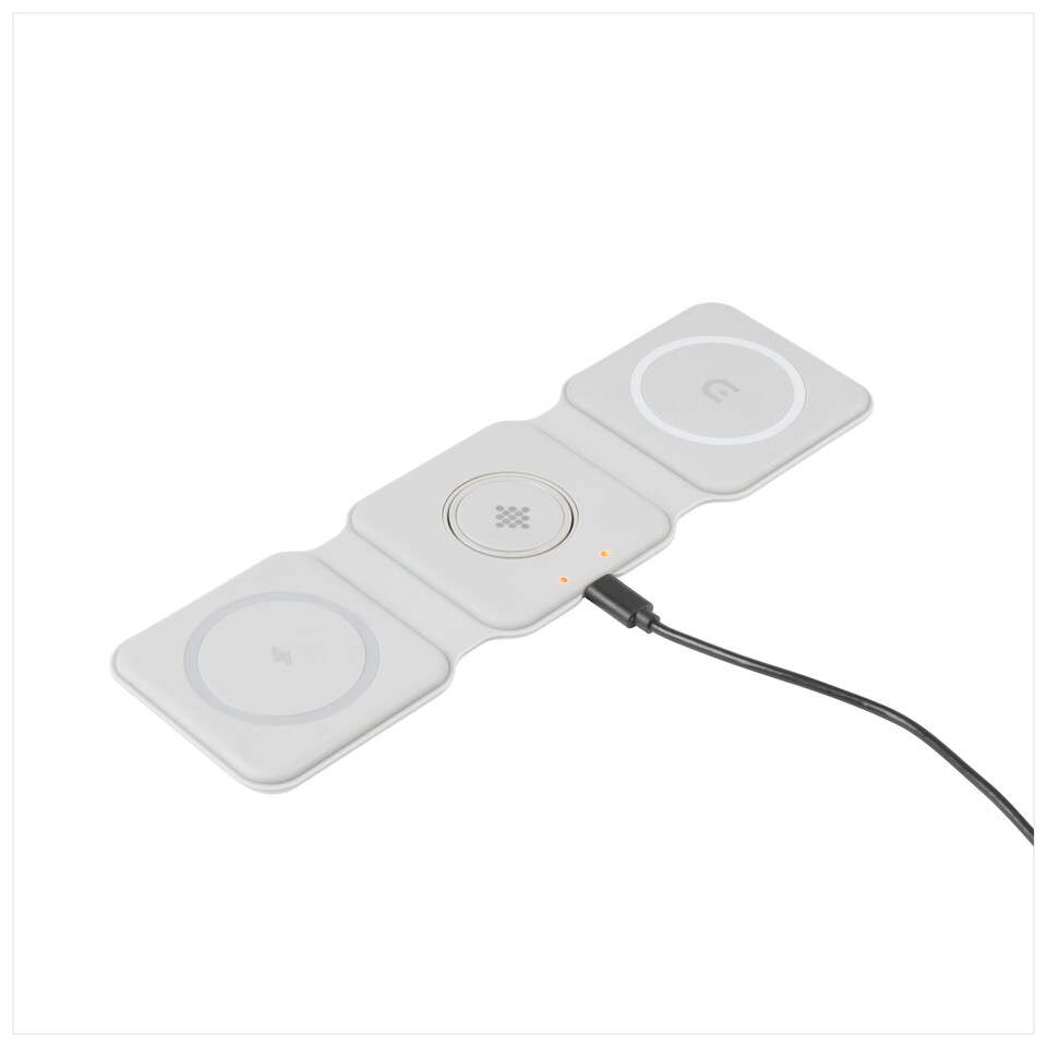 image 1 of Intempo Grey 3 in 1 Foldable Charger