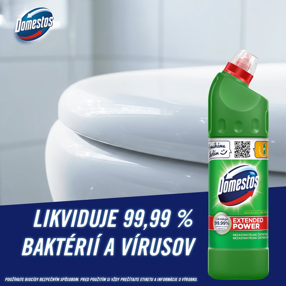 obrázok 1 z Domestos Extended Power Pine 750 ml