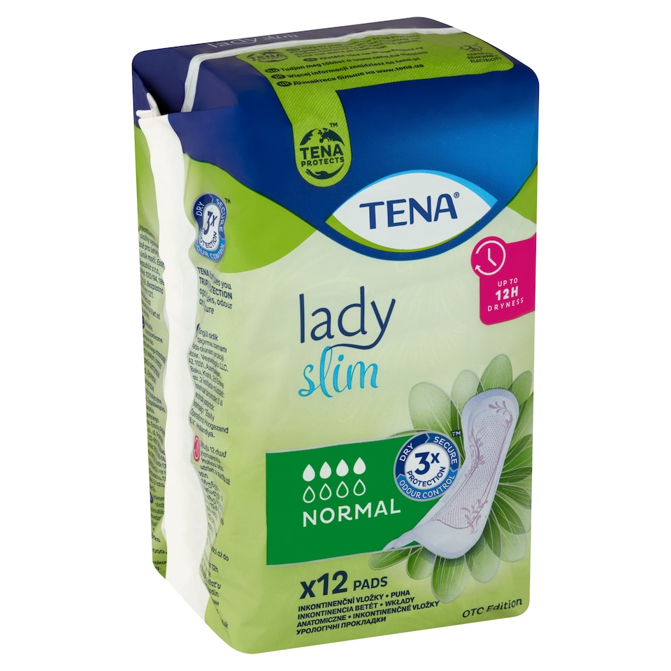 image 1 of Tena Lady Slim Normal Soft Incontinence Pads 12 pcs