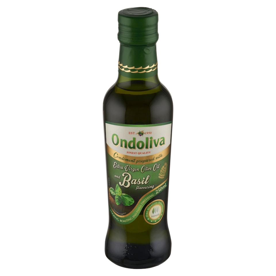 Obrázek 1 pro produkt Ondoliva Extra panenský olivový olej s bazalkou 250ml