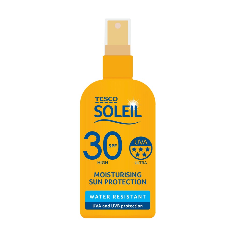 image 1 of Tesco Soleil Sun Spray Sfp 30 200Ml