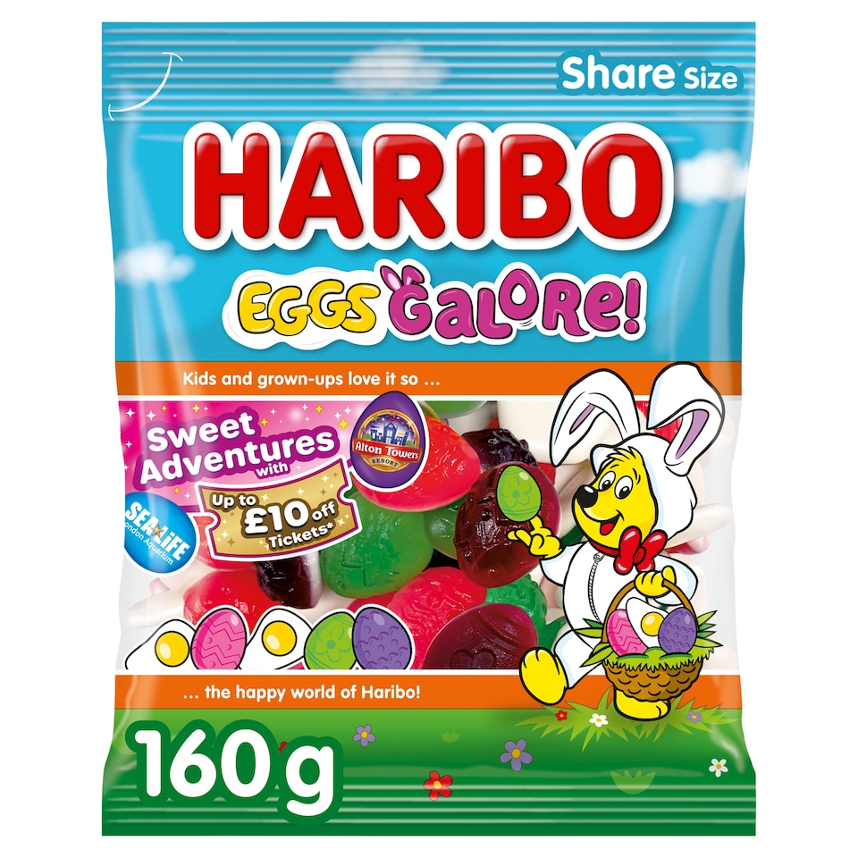 Haribo Eggs Galore Sweets 160G