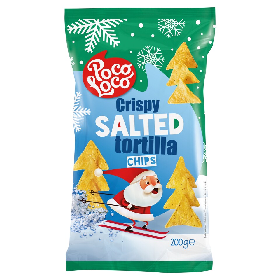 Poco Loco Tortilla enyhén sózott kukoricachips 200 g