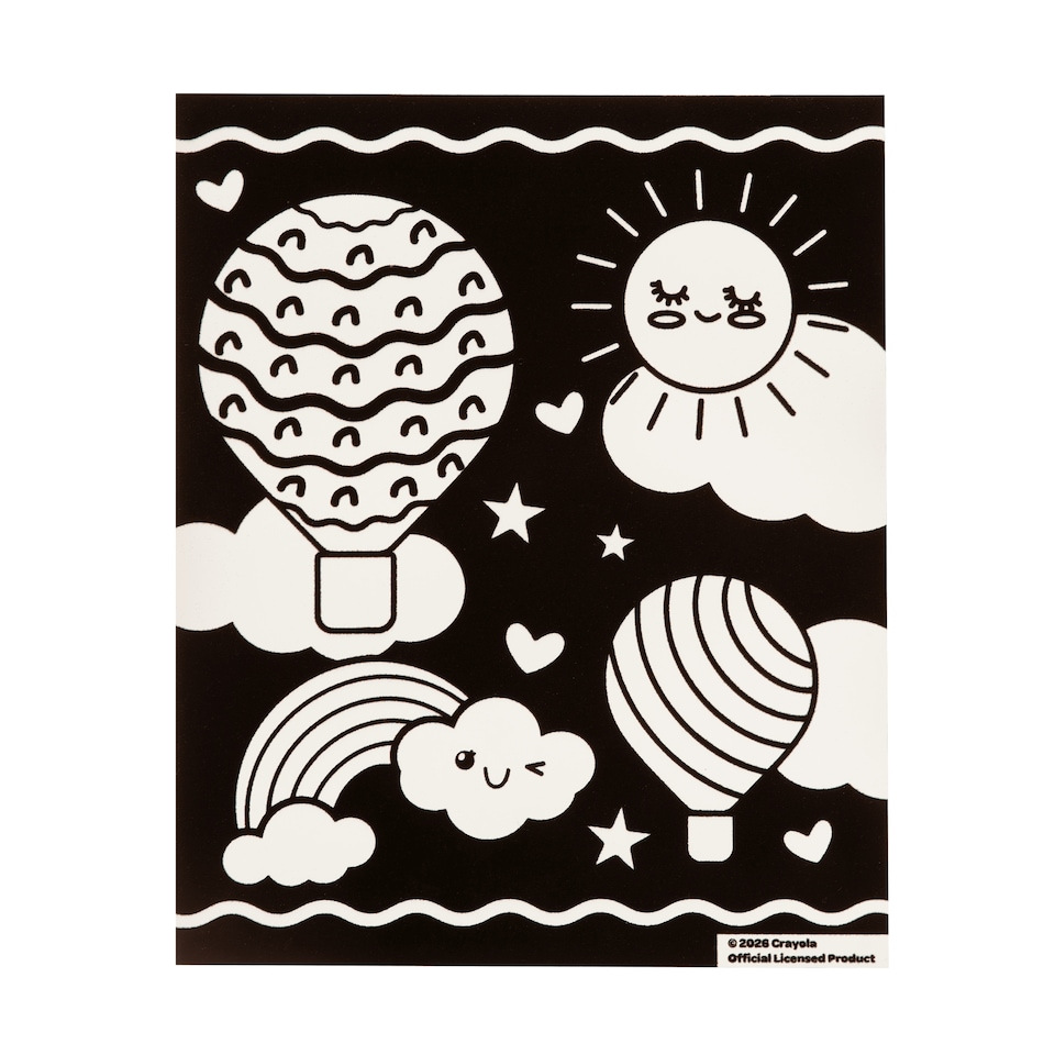 image 1 of Crayola Velvet Art 3 x Velvet Art Sheets