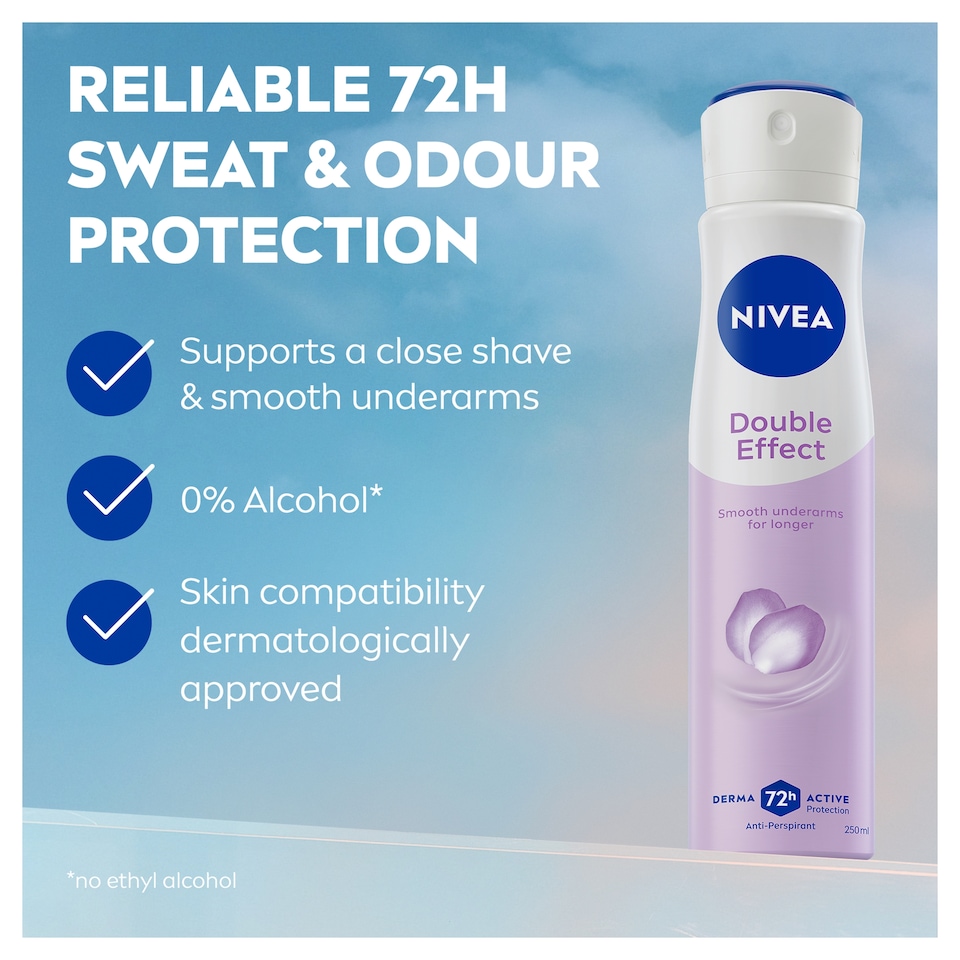 image 1 of NIVEA Double Effect Anti-Perspirant Deodorant Spray 250ml