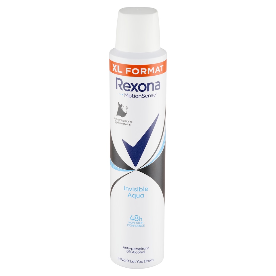 Obrázek 1 pro produkt Rexona Invisible Aqua compressed antiperspirant sprej 200ml