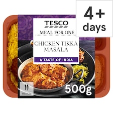 Tesco Chicken Tikka Masala Meal For One 500g