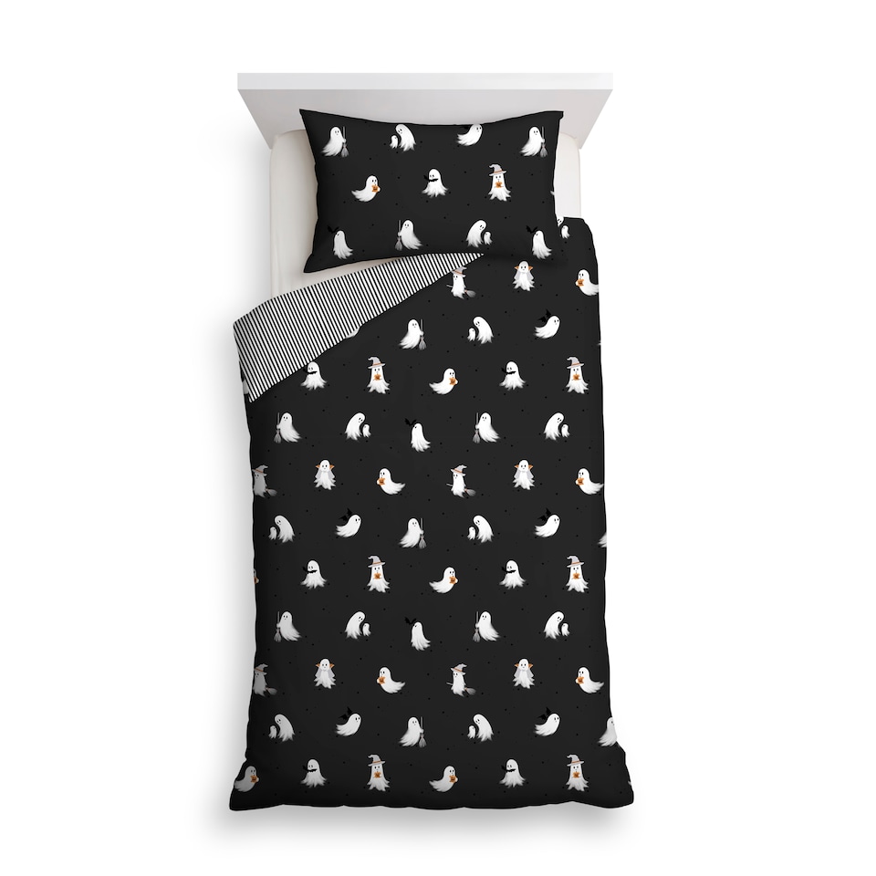 F&F Home Halloween Ghosts Duvet Set - Single