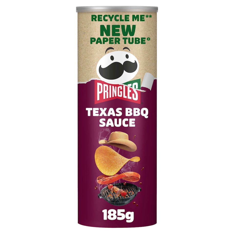 image 1 of Pringles Texas Bbq Crisps 185G