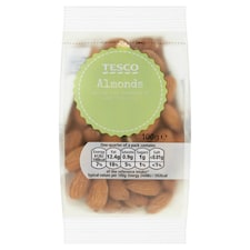 Tesco Whole Sweet Almonds 100G