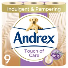 Andrex Toilet Tissue Shea Butter 9 Roll