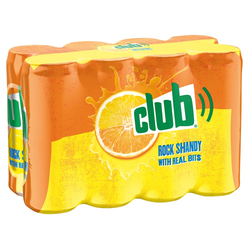 image 1 of Club Rock Shandy Cans 8 x 330ml