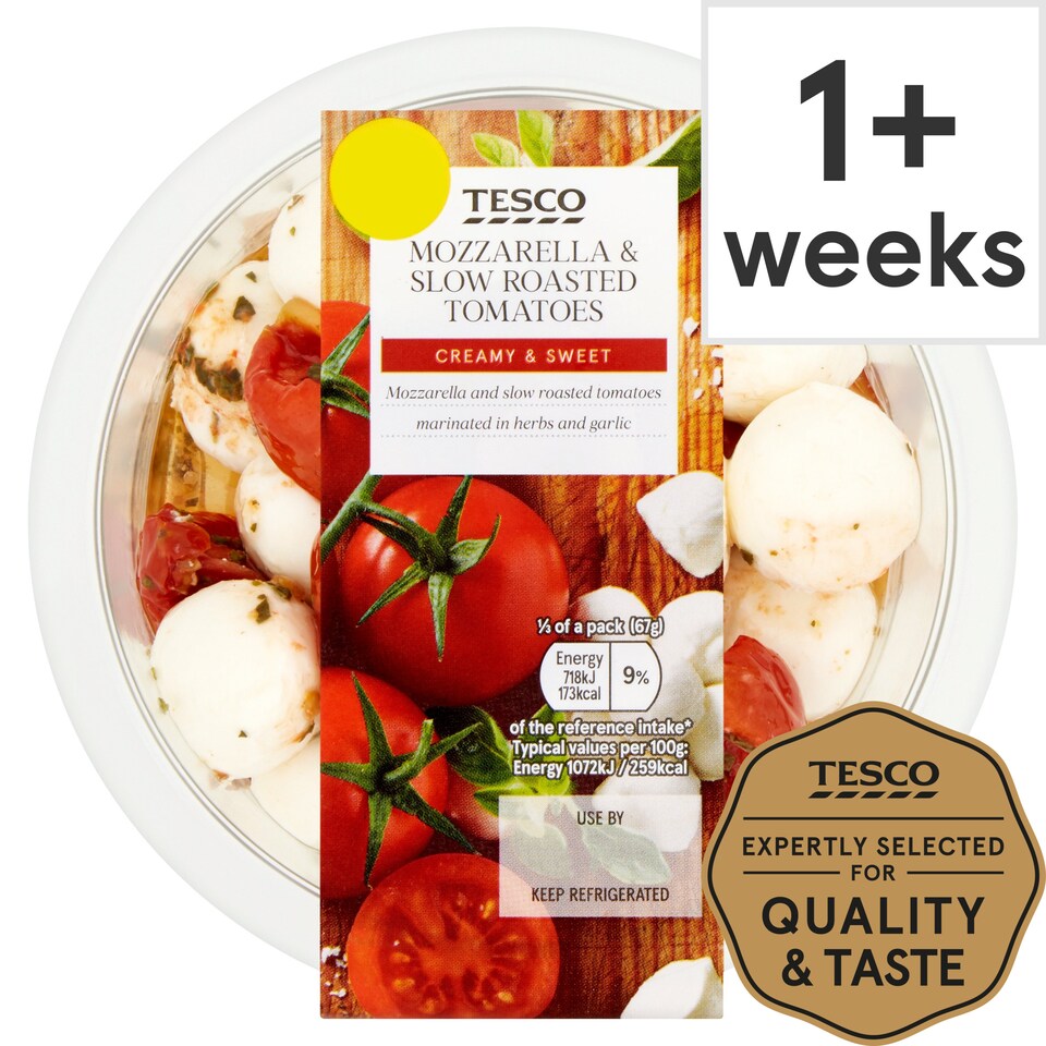 Tesco Mozzarella Balls Tomatoes 200G Tesco Groceries