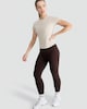 image 2 of F&F Medium Warmth Faux Fur Lined Leggings in Brown