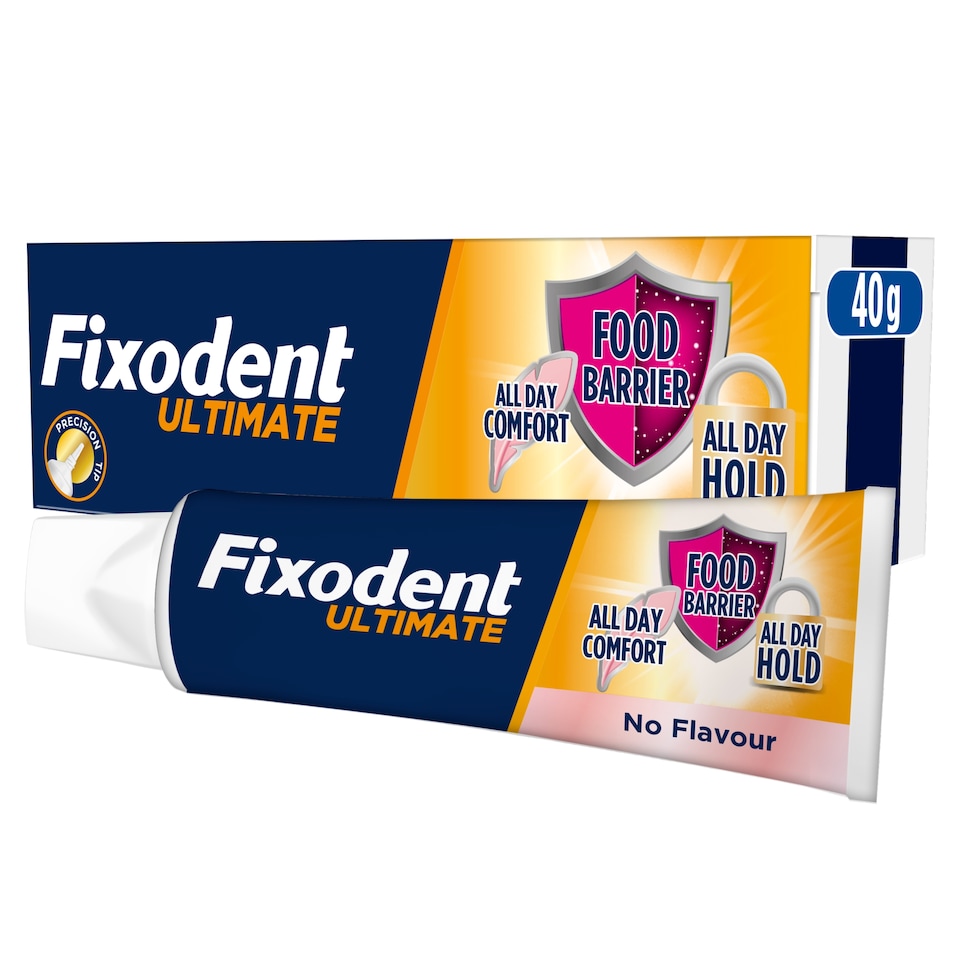 image 1 of Fixodent Ultimate Denture Adhesive 40g