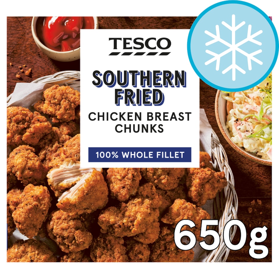 Tesco Southern Fried Chicken Breast 650G