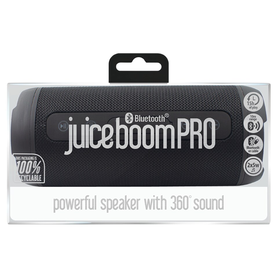 image 1 of Juice Boom Pro Bluetooth Speaker Black