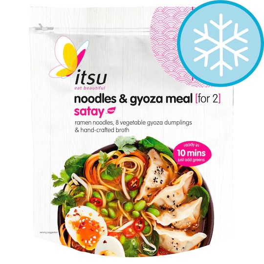 Itsu Noodles & Gyoza Meal For 2 Satay 355G Tesco Groceries