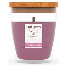 Natures Wick 284G Candle- Woodland Rose