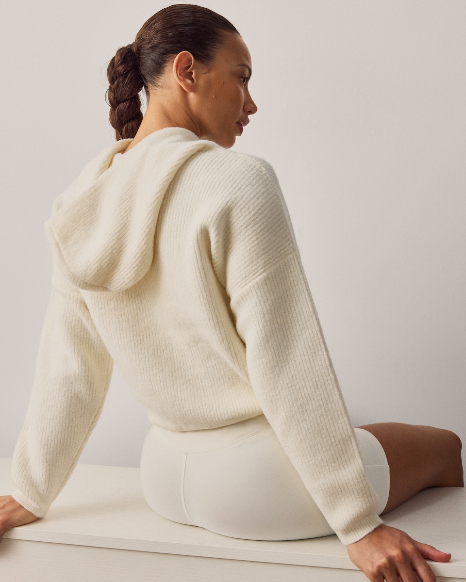 image 1 of F&F Active Zip Through Cardigan in Neutral