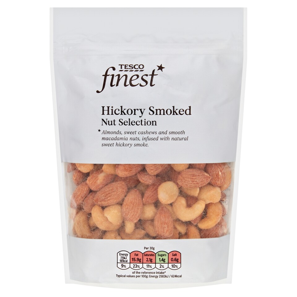 Tesco Finest Hickory Smoked Nut Selection 225G