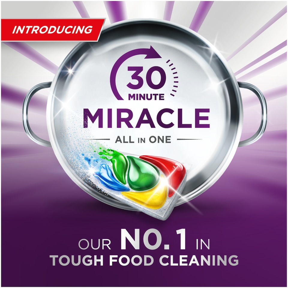 image 1 of Fairy Platinum Plus All in one Lemon 31 Dishwashing Tablet 510G