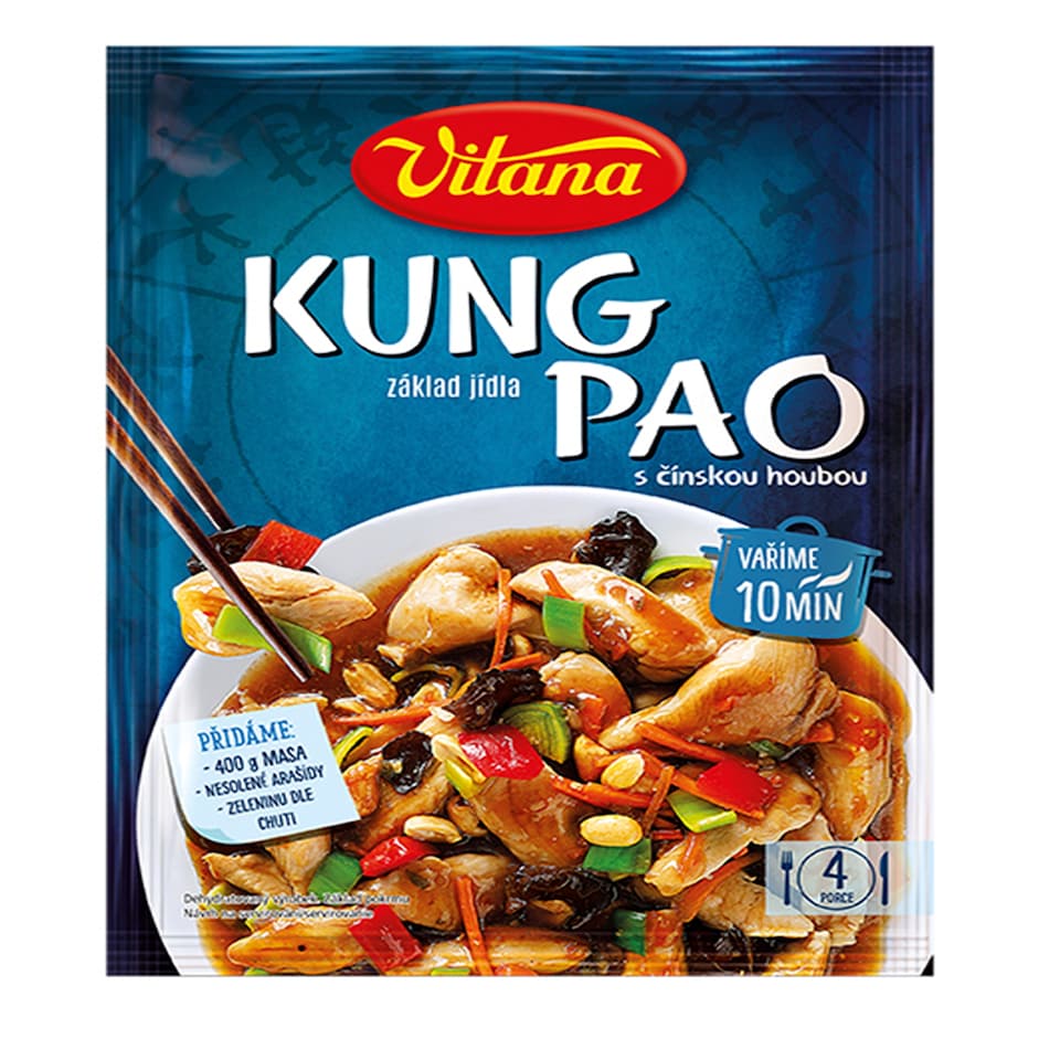 Vitana Kung Pao s čínskou houbou 73g