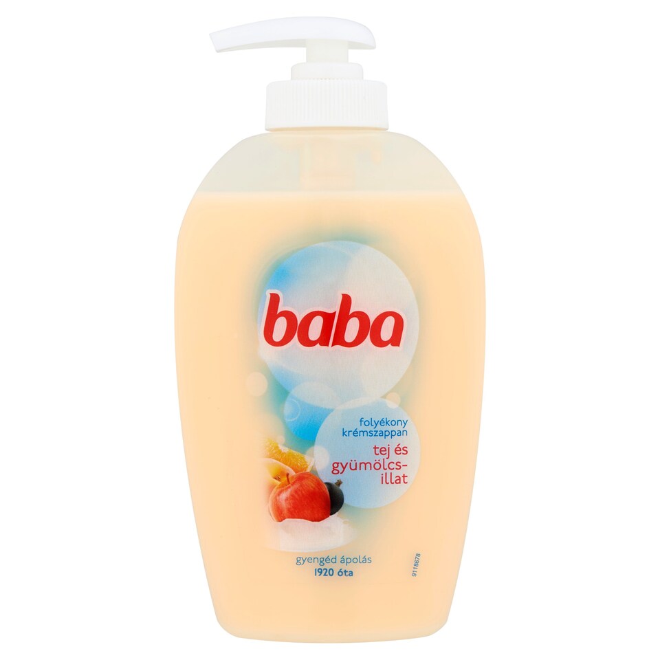 Baba tej és gyümölcsillat folyékony krémszappan 250 ml