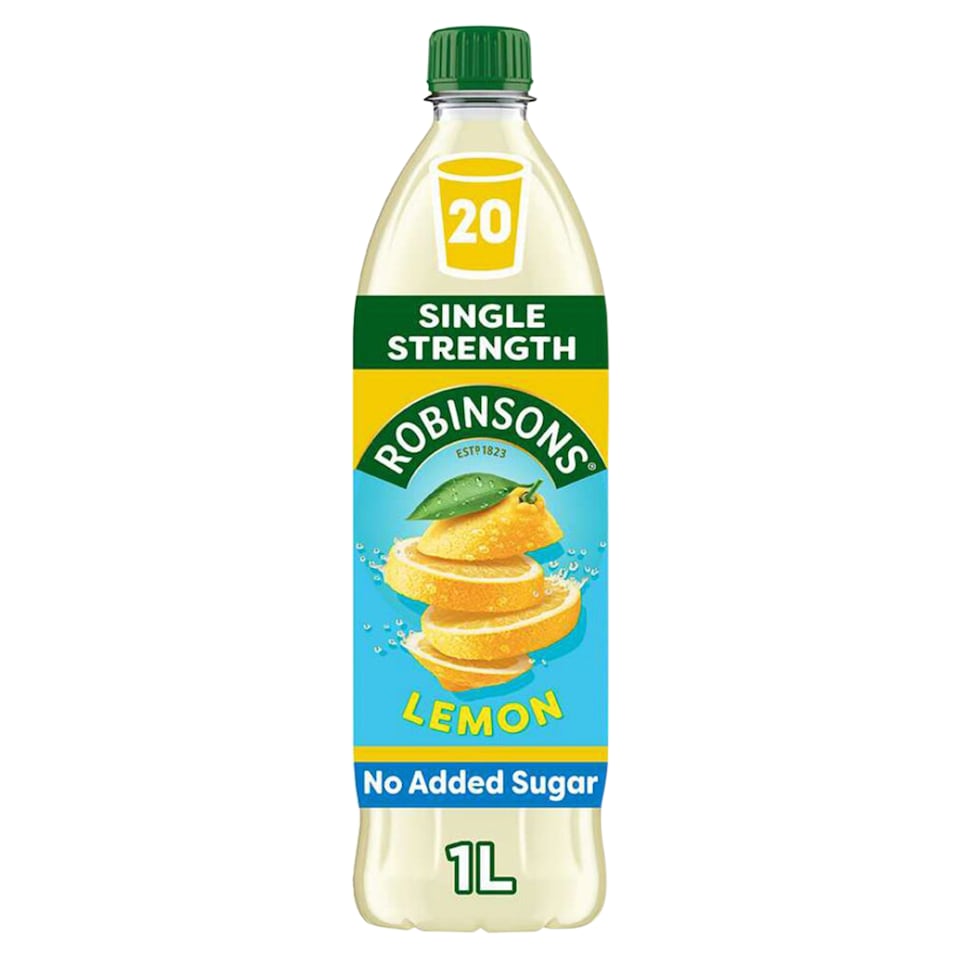 image 1 of Robinsons Lemon No Added Sugar Squash 1L