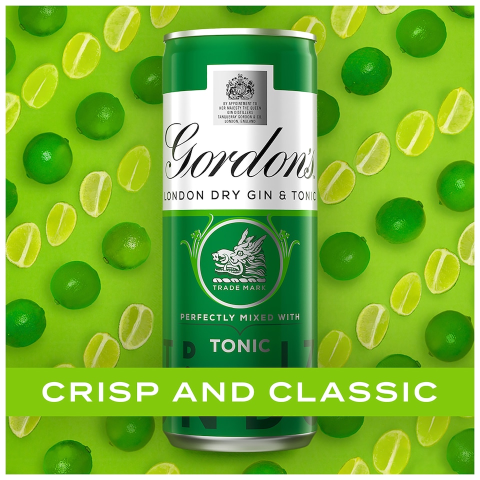 image 1 of Gordon's Gin & Tonic Can 5% Vol 250ml