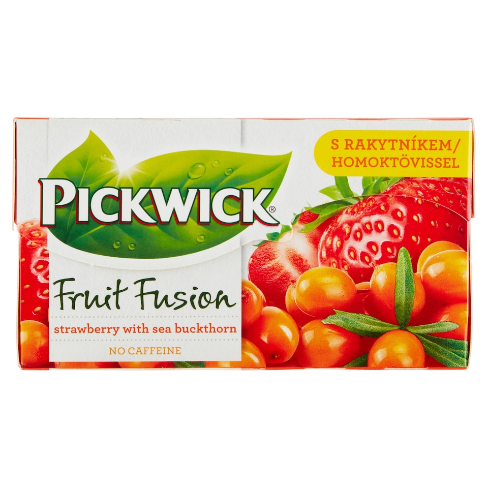Pickwick Strawberry with Sea Buckthorn ovocný čaj aromatizovaný 20 x 1,75g (35g)