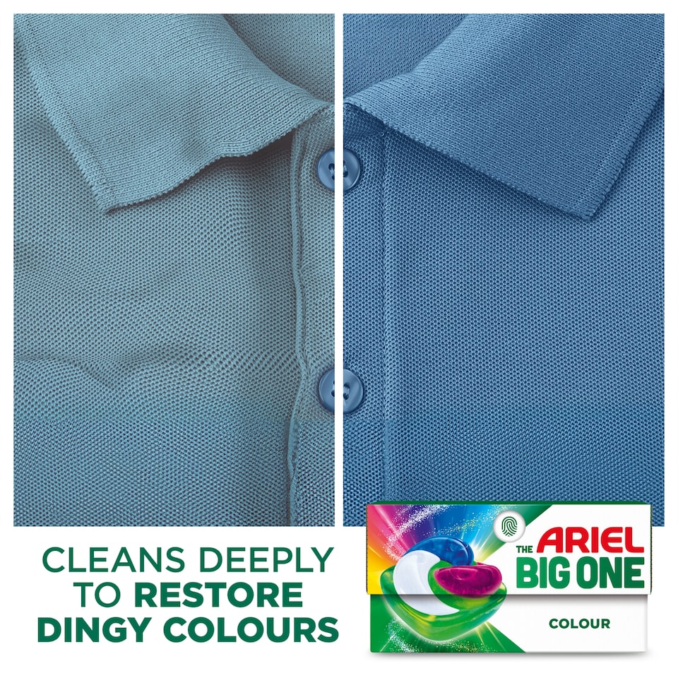 image 1 of Ariel The Big One Colour Washing Liquid Pods 21 washes 760.2g