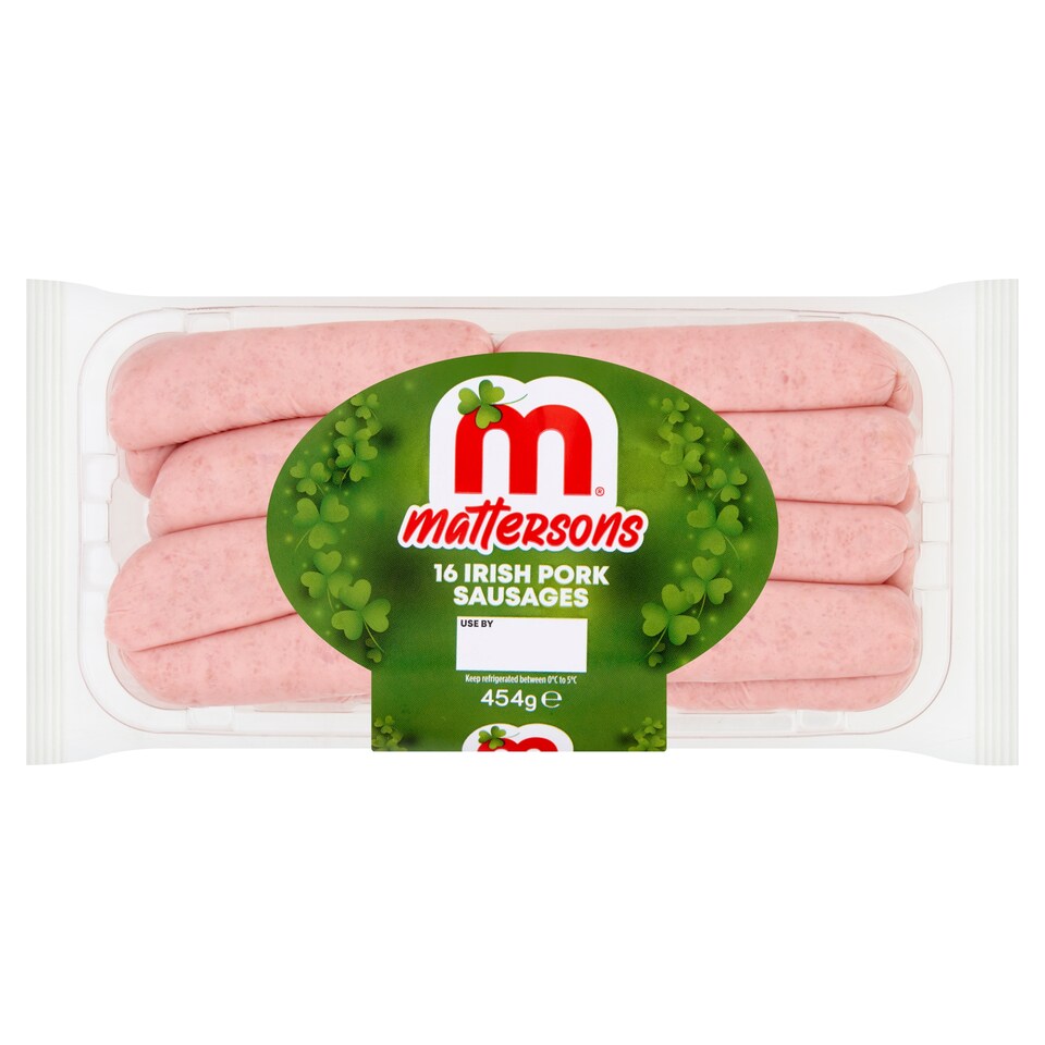 Mattersons Shamrock Sausages 454G