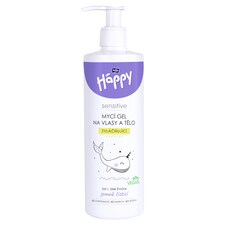 Bella Baby Happy Sensitive umyvací gél na vlasy a telo zvláčňujúci 400 ml