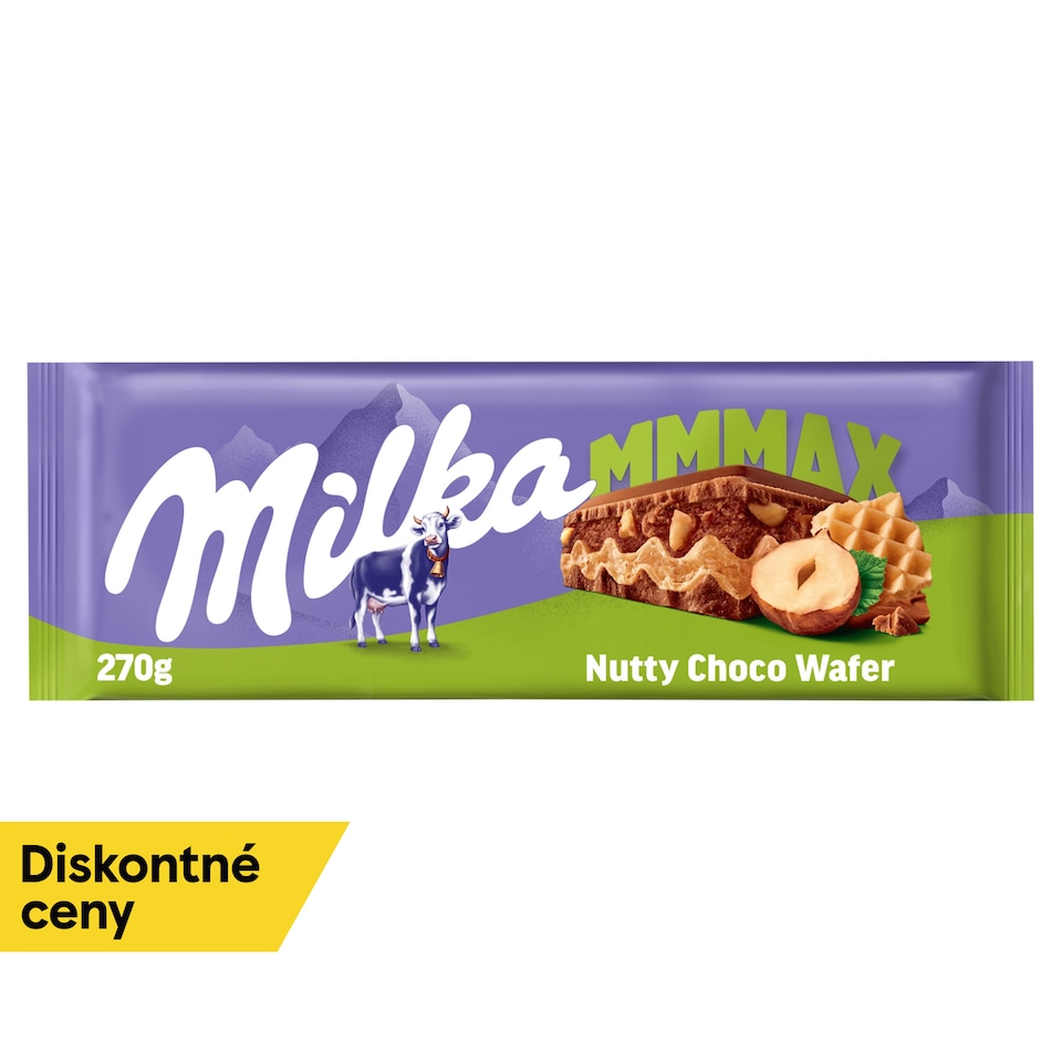 image 1 of Milka Mmmax Nutty Choco Wafer 270 g