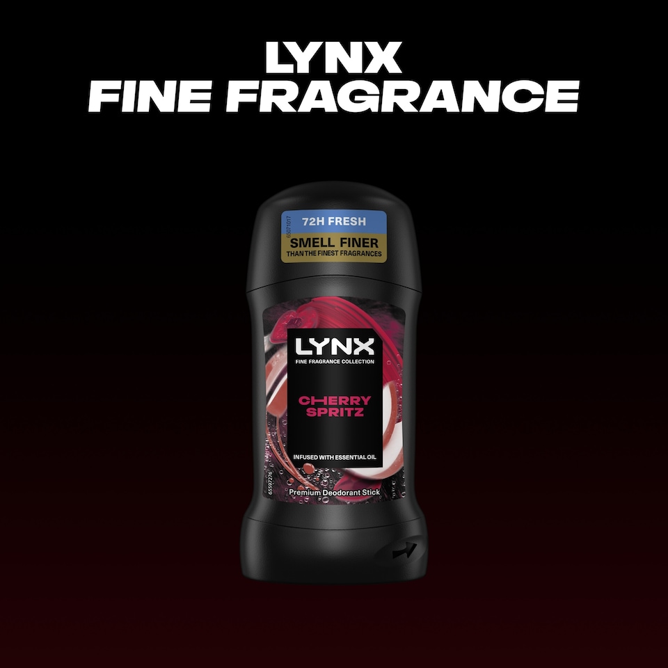 image 1 of Lynx Fine Fragrance Cherry Spritz Deodorant Stick 50ml