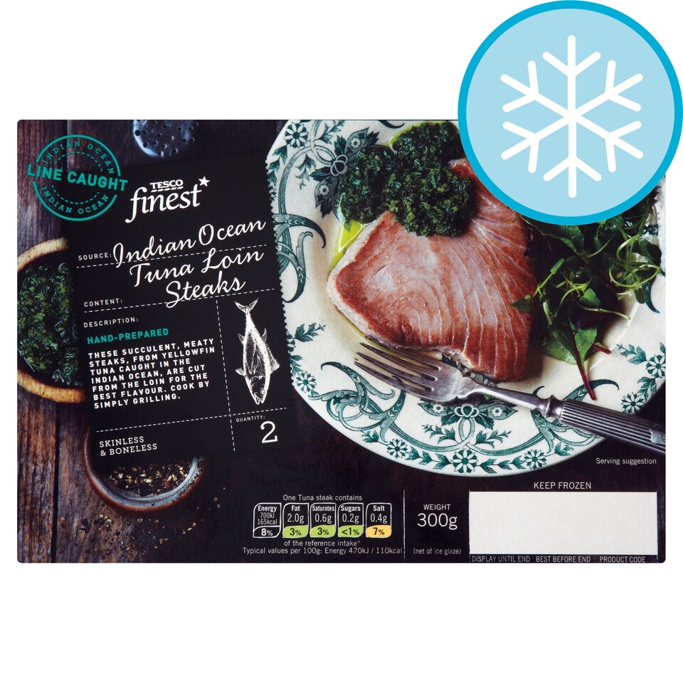 Tesco Finest 2 Tuna Loin Steaks300g