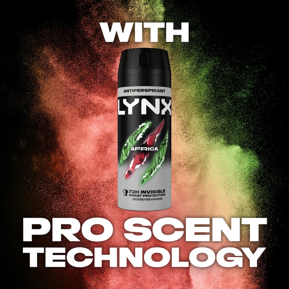 image 1 of Lynx Africa 72h Antiperspirant Deodorant for Men 150ml