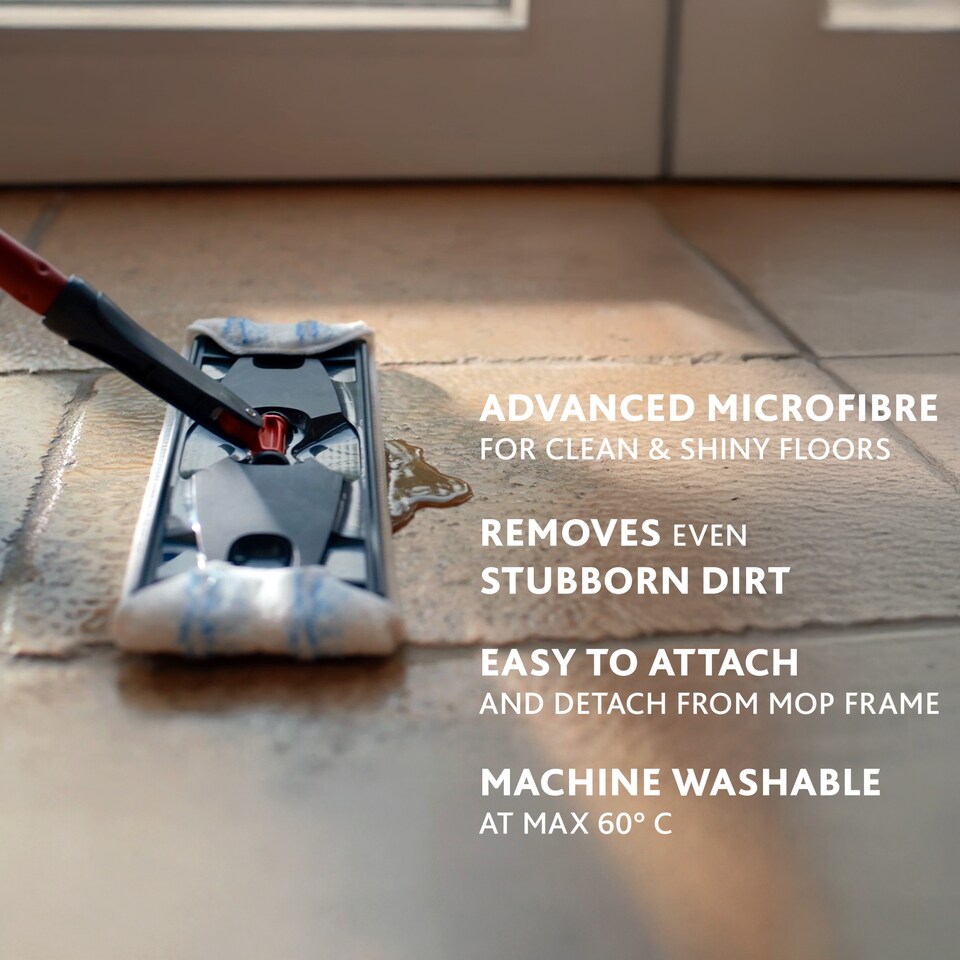 image 1 of Vileda H2Pro Flat Mop Refill