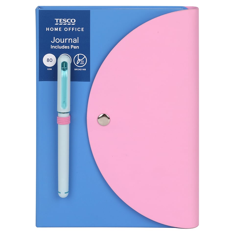 Tesco A5 Spot Journal and Pen